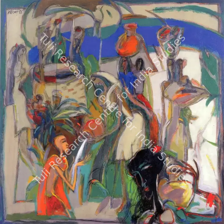Choudhury, Dhiraj (Artist). Untitled. Oil on canvas, 1998 | Painting | FineArts | 00574663