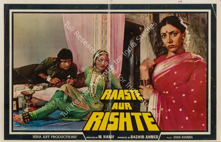 Ahmed, Bashir (Producer), Raaste Aur Rishte, 1983 | Full Sheet Poster | CinemaEducation | 00767177