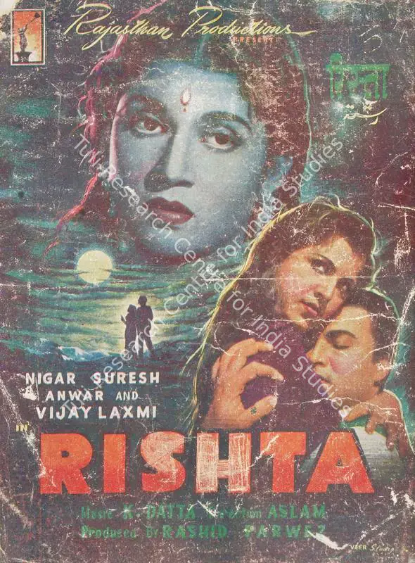 Parwez, Rashid (Producer), Rishta, 1954 | Song-Synopsis Booklet | CinemaEducation | 00779506