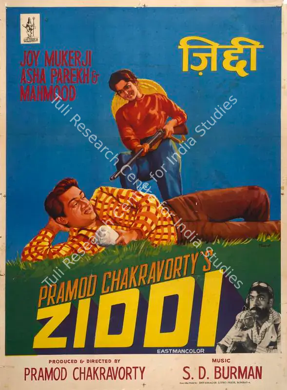 Chakravorty, Pramod (Producer), Ziddi, 1964 | Full Sheet Poster | CinemaEducation | 00766096