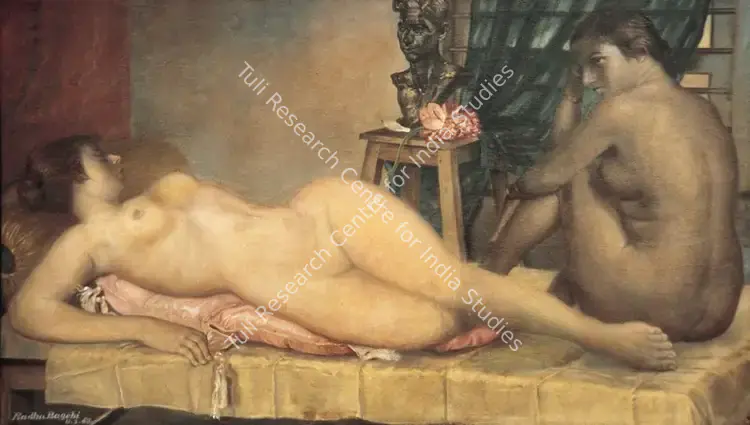 Bagchi, Radha (Artist). Untitled. Oil on canvas, 1968 | Painting  | 00881723