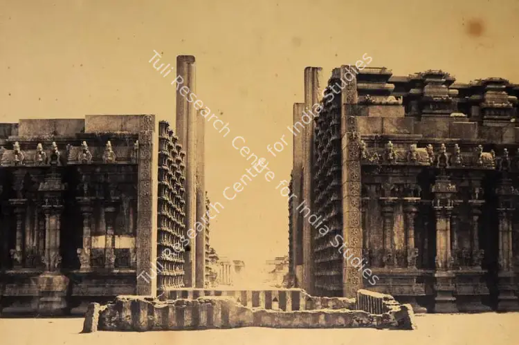 Tripe, Capt. Linnaeus (Photographer), The Raya Gopuram from the West, Madura, 1858 | Antiquarian Photograph | Photography | 00116070