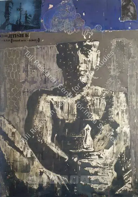 Kallat, Jitish (Artist). Bnd - Brand New Divinity. Mixed media on canvas, 1998 | Painting | FineArts | 00575901