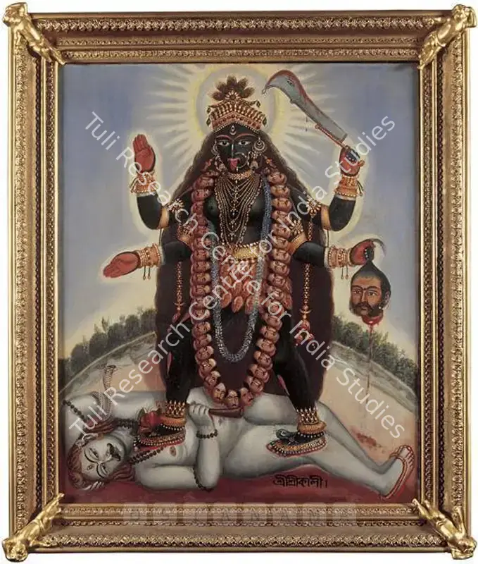 Mukhopadhyay, Mahendranath (Artist). Sri Sri Kali. Oil on canvas, early 1920s | Painting | FineArts | 00376588