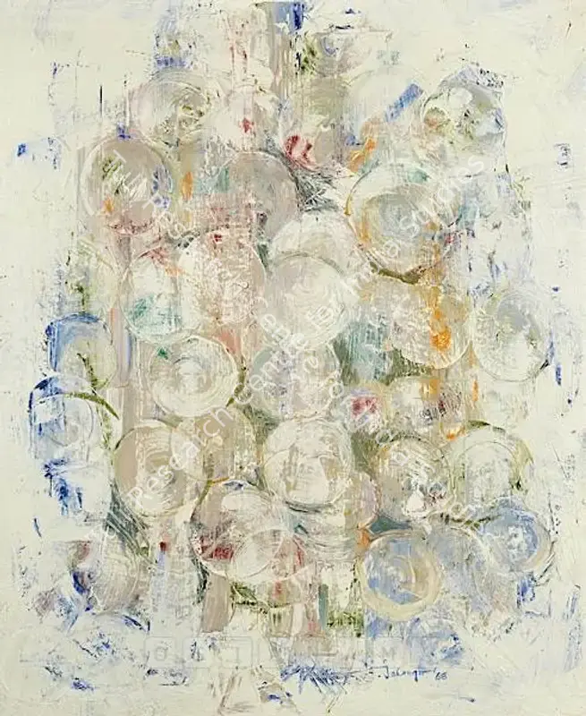 Jehangir, Syed (Artist). Untitled. Oil on canvas, 1968 | Painting | FineArts | 00576671
