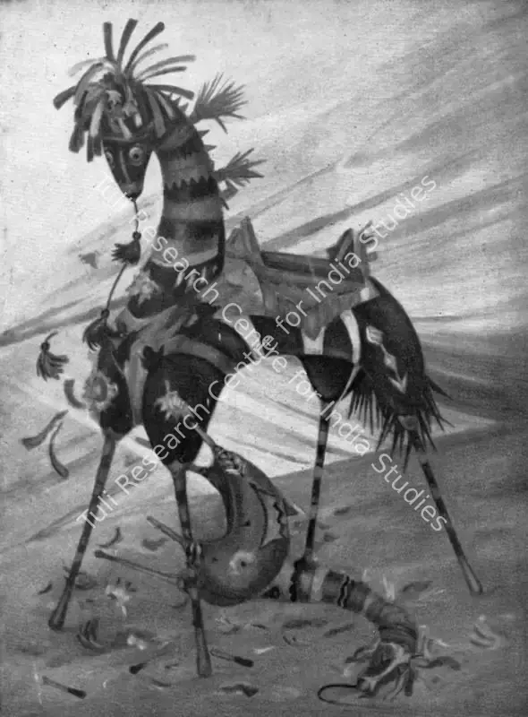 Gupta, S.N. (Artist). War. n.d. | Lalit Kala Contemporary, June 1962 | Painting | FineArts | 00534353