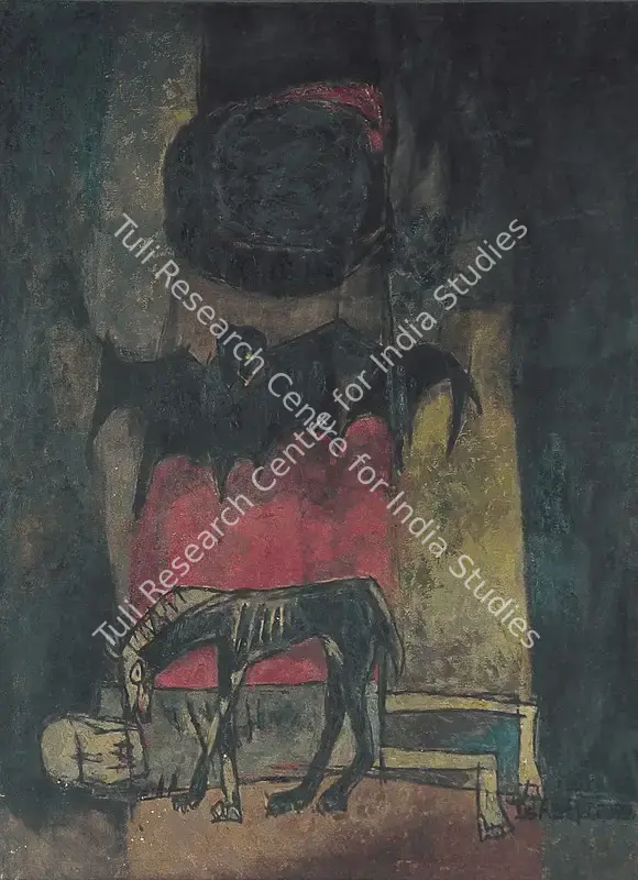 Mahammad, Isha (Artist). A Music from Inferno. Oil on canvas, 1969 | Painting | FineArts | 00362260