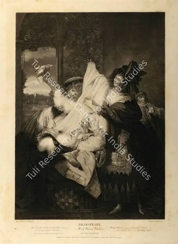 Peters, After William (Artist). Merry Wives of Windsor-Act III, Scene III, 1793 | Aquatint | PopCulture | 00092185