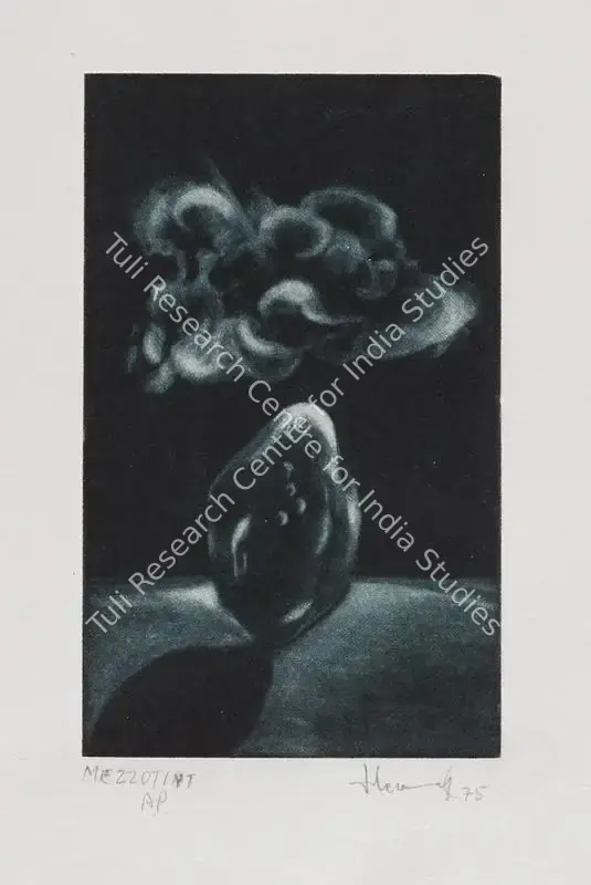Dakoji, Devraj (Artist). Untitled. Mezzotint, 1975 | Painting | FineArts | 00417394