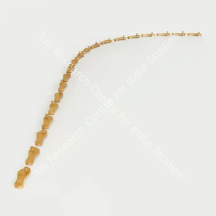 Pushpamala (Artist). Lakshmana Rekha. Gold leaf on wood, 1996 | Installation | FineArts | 00336328