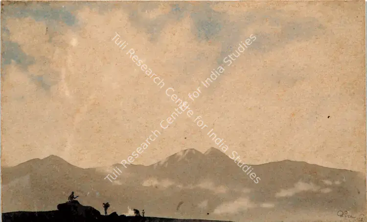 Sen, Bireshwar (Artist). Untitled. Watercolour on cardpaper, 1955 | Painting  | 00880814