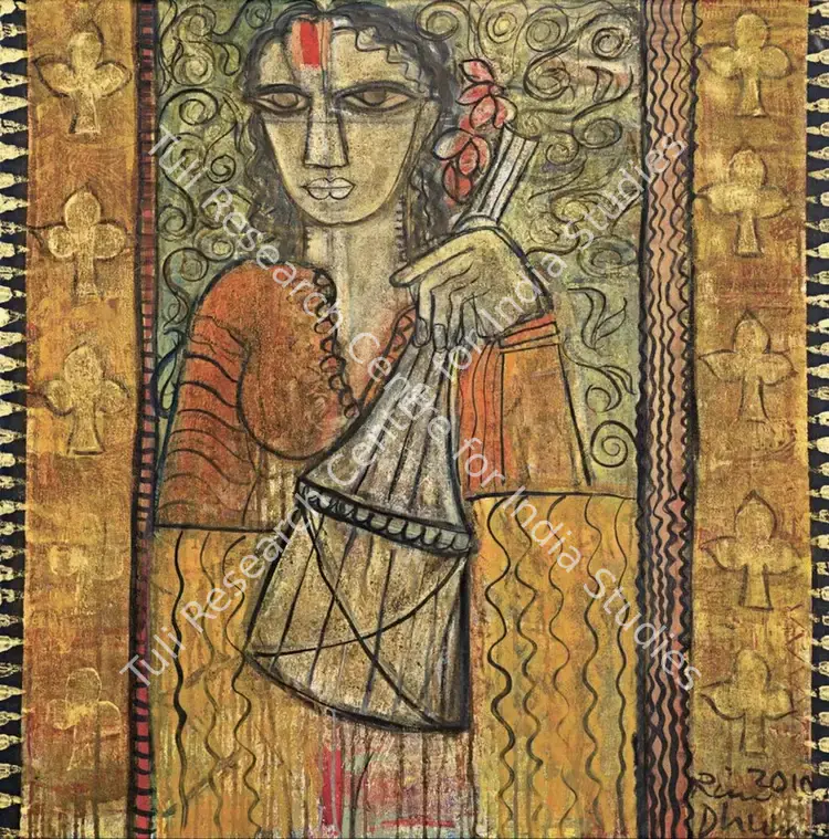 Dhumal, Rini (Artist). Untitled. Mixed media on canvas, 2010 | Painting | FineArts | 00604664