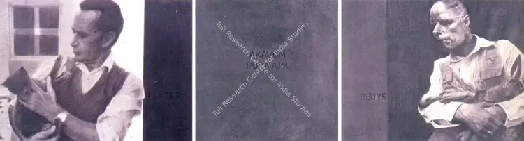 Bose, C.K. (Artist). Akavum Puravum. Graphite on kent paper and mirror, 2001 | Drawing | FineArts | 00372608