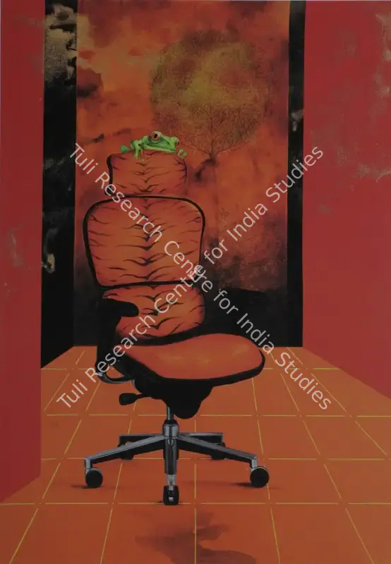 Samantaray, Ramakanta (Artist). Power Game. Acrylic on canvas, 2007 | Painting | FineArts | 00574784