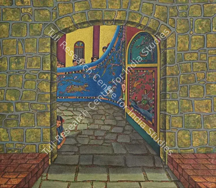 Andrade, Santhosh (Artist). Hide & Seek. Acrylic on canvas, 2010 | Painting | FineArts | 00604726