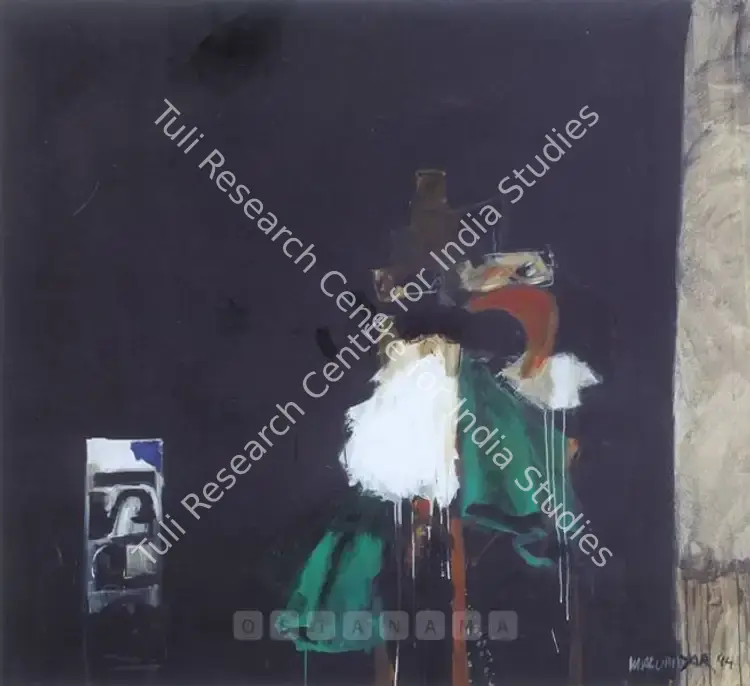 Mazumdar, Chittrovanu (Artist). Untitled. Acrylic on canvas, 1994 | Painting | FineArts | 00598805