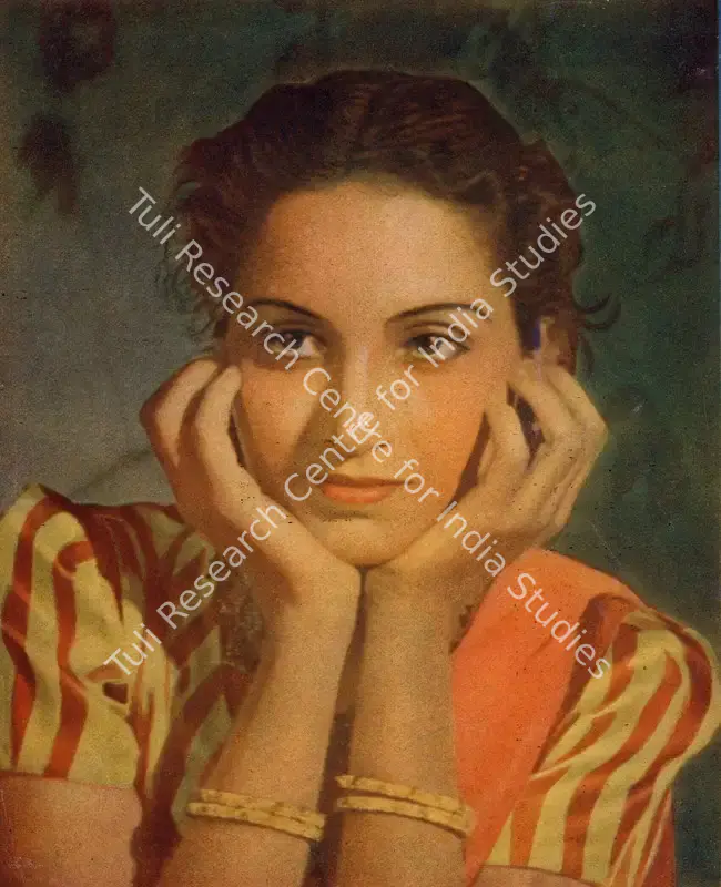 Unknown (Artist), Neena | Oleograph, March 1944, Filmindia, March 1944 | CinemaEducation | 00858401