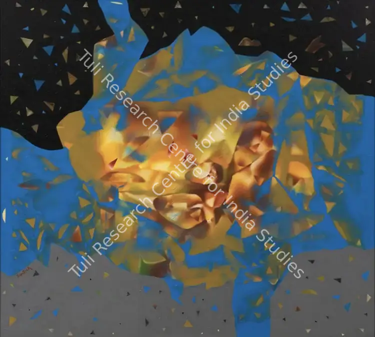 Verma, Santosh Kumar (Artist). Untitled. Acrylic on canvas, n.d. | Painting | FineArts | 00603780