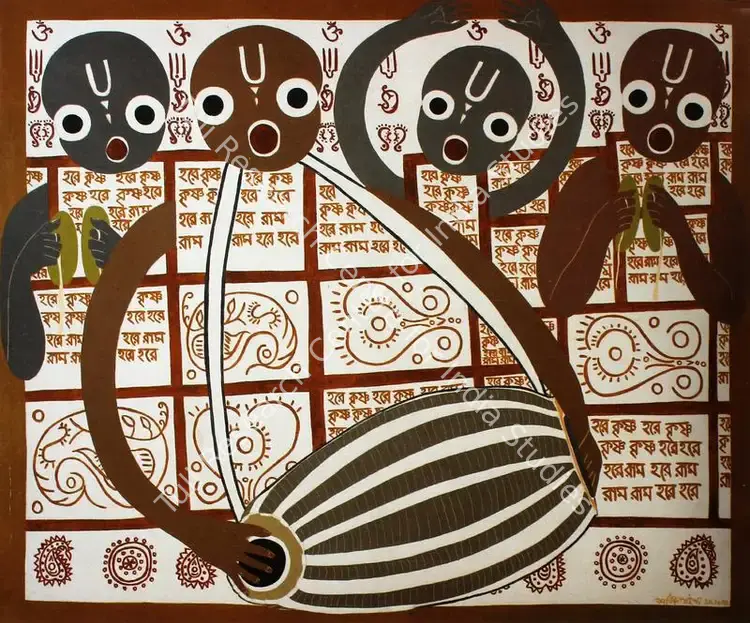 Pyne, Kartick Chandra (Artist). Untitled. Acrylic on canvas, 1991 | Painting | FineArts | 00561718
