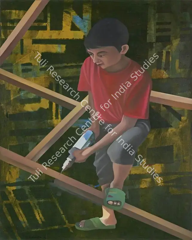 Mohapatra, Jagannath (Artist). Untitled. Oil on canvas, 2007 | Painting | FineArts | 00334886