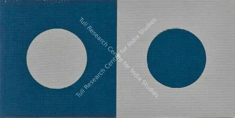 Balasubramaniam, A. (Artist). Untitled. Acrylic and cardboard collage, 1998 | Painting | EconomicsArt | 00869812