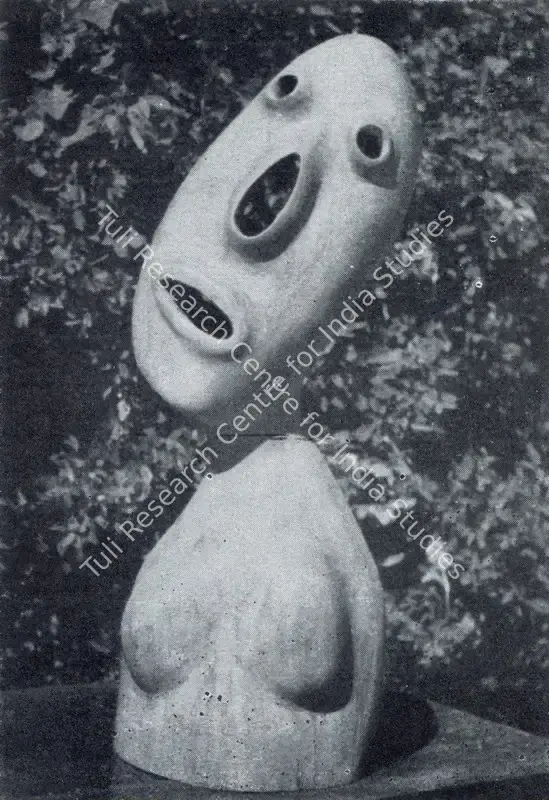 Ram, Raja (Artist). Girl. Jack Fruit Wood, 1958-1959 | Marg, December 1962 | Sculpture | FineArts | 00674911