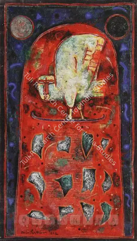 Parthan, Baiju (Artist). Memento. Acrylic on canvas, 1992 | Painting  | 00879918