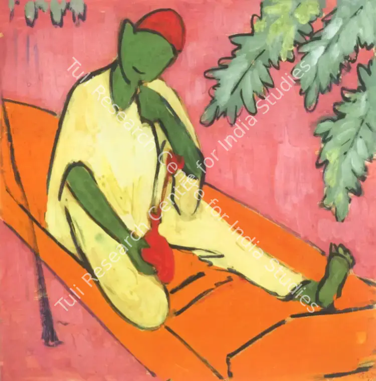 Gade, H.A. (Artist). Untitled. Gouache on paper, 1949 | Painting  | 00880597