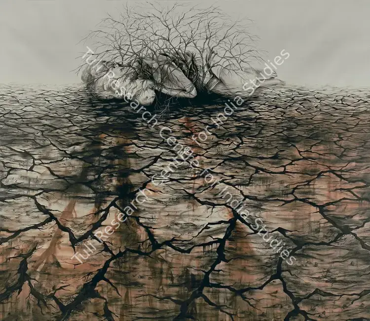 Chonat, Krishnaraj (Artist). Untitled. Watercolour and charcoal on paper, 2008 | Painting | FineArts | 00643085