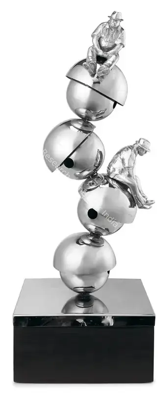 Bhattacharjee, Shovin (Artist). Untitled. Stainless steel, n.d. | Sculpture | FineArts | 00416213