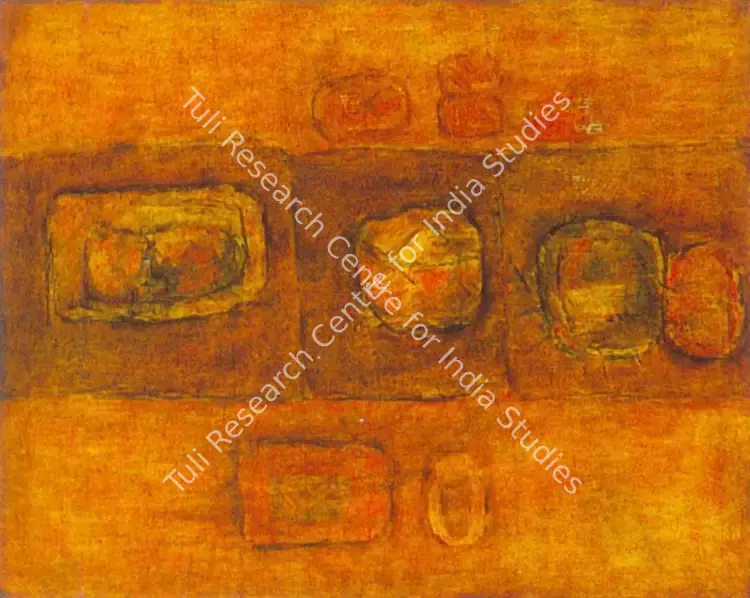 Patel, Homi (Artist). Untitled. Oil on canvas, 1967 | Painting | FineArts | 00373963