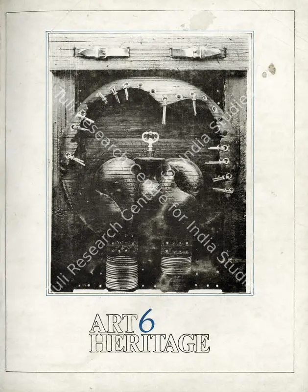 Alkazi, Ebrahim (Editor). Art Heritage 6 - Season 1986-87. Season 10. New Delhi: Art Heritage, 1986-1987 | Journal | FineArts | 00842127