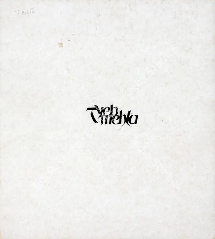 Mehta, Tyeb (Artist). Tyeb Mehta - Recent Work. New Delhi: Kunirka-Chemould Art Centre, 1970 | Solo Exhibition Invitation | FineArts | 00859889