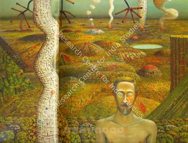 Basu, Jyothi (Artist). Untitled. Oil on canvas, 2000-2002 | Painting | FineArts | 00563070