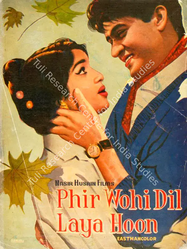 Husain, Nasir (Producer), Phir Wohi Dil Laya Hoon, 1963 | Song-Synopsis Booklet | CinemaEducation | 00779944