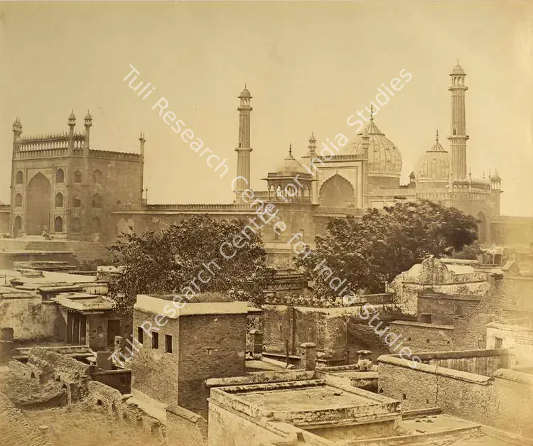 Beato, Felice (Photographer), Jumma Musjid, Delhi, March-April 1858 | Antiquarian Photograph | Photography | 00116326