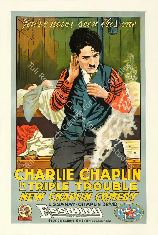 Robbins, Jess (Producer), Triple Trouble, 1918 | Poster | CinemaEducation | 00795035