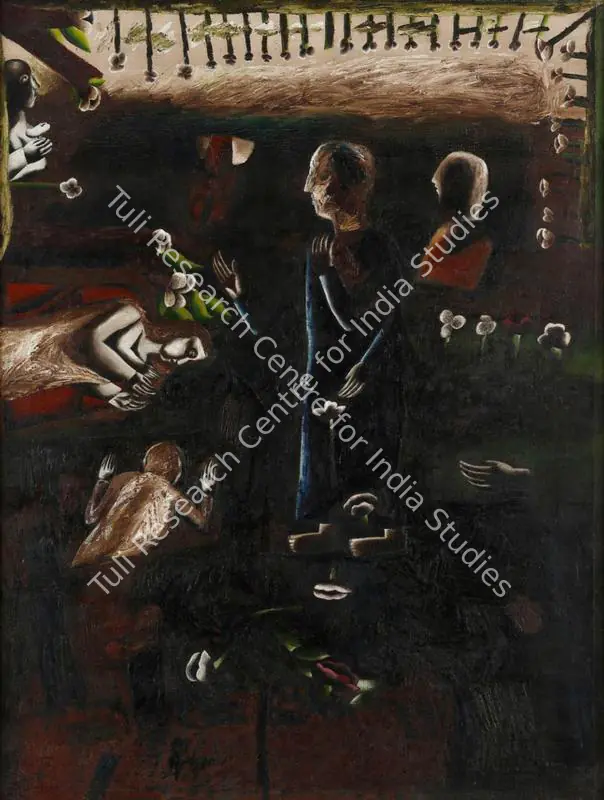 Singh, Arpita (Artist). Untitled. Oil on canvas, 1973 | Painting  | 00868010