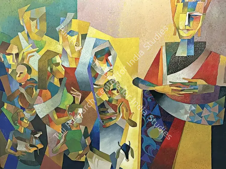 Sengupta, Niren (Artist). Saranagata II. Oil on canvas, 2010 | Painting  | 00868678