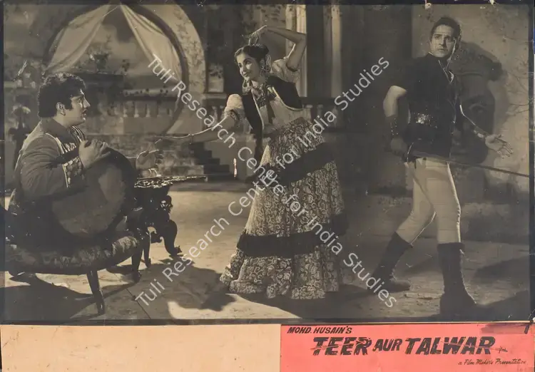 Bhargava, Kedar (Producer), Teer Aur Talwar, 1960 | Photographic Still Mounted on Lobby Card | CinemaEducation | 00765705