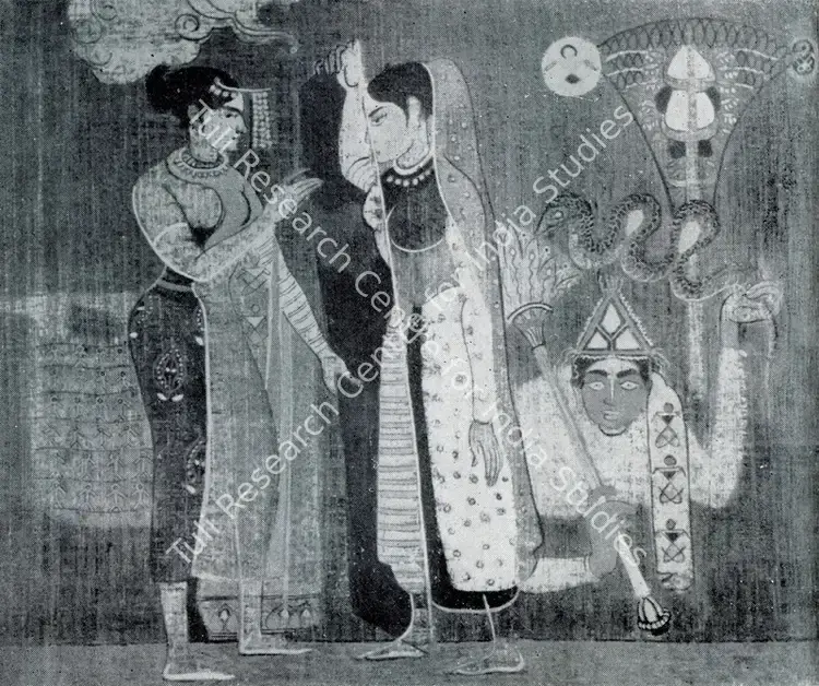 Palsikar, Shankar (Artist). Affinity. Water Colour, 1951 | Marg, March 1954 | Painting | FineArts | 00674018