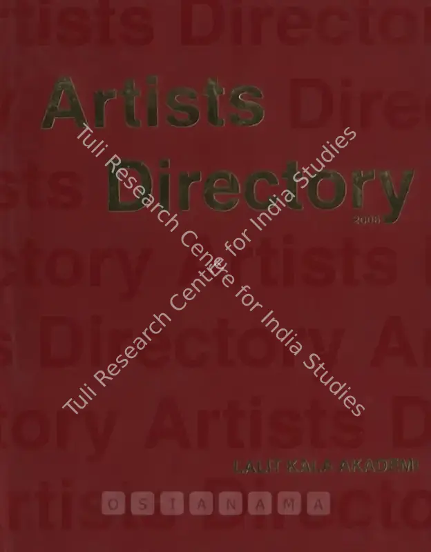 Artists Directory. New Delhi: Lalit Kala Akademi, 2006 | Edited Book | FineArts | 00846331