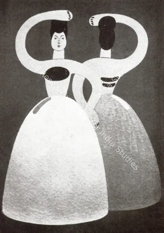 Pal, Pran (Artist). Devil Dance. Oil, n.d. | Marg, December 2022 - March 2023 | Painting | FineArts | 00675349
