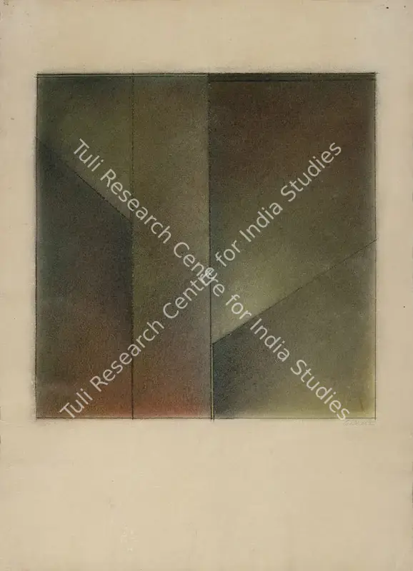 Gobhai, Mehli (Artist). Untitled. Watercolour and ink on paper, 1985 | Painting | FineArts | 00641466