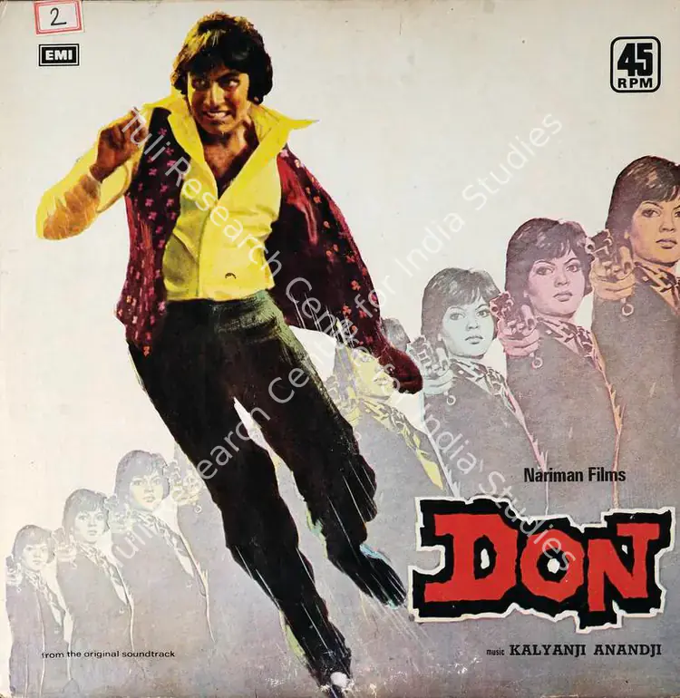 Irani, Nariman A. (Producer), Don, 1978 | Record Cover