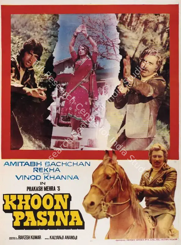 Mehra, Babboo (Producer), Khoon Pasina, 1977 | Full Sheet Poster | CinemaEducation | 00766815