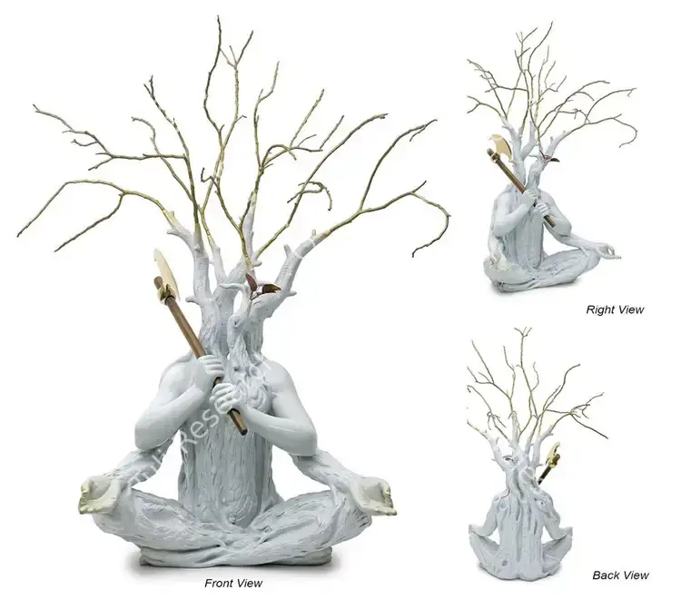 Singh, Prafull (Artist). White Landscape. Fibreglass, brass, gun metal, wood and automotive paint, 2011 | Sculpture | FineArts | 00547243