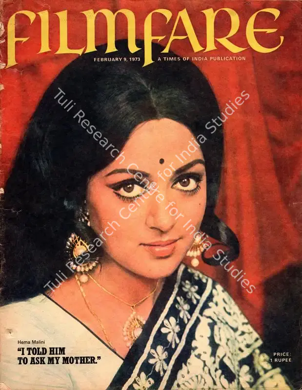 Karanjia, B.K. (Editor). Filmfare - The Fortnightly Film Magazine. 22(3). Bombay: Uma Shankar, c/o The Times of India, 09 February 1973 | Magazine | CinemaEducation | 00793498
