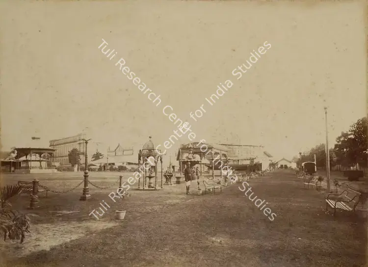 Narayan, Shew Shankar (Photographer), The Promenade and the Band Stand, 1883-1884 | Antiquarian Photograph | Photography | 00115314