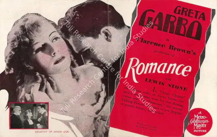 Brown, Clarence (Director), Romance, 1930 | Handbill | CinemaEducation | 00760564